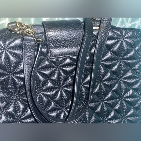 Kate Spade Black Elena Astor Court Quilted Leather Shoulder Bag EUC timeless - Picture 15 of 16